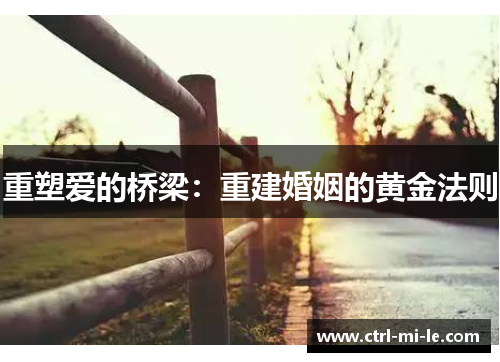 重塑爱的桥梁：重建婚姻的黄金法则